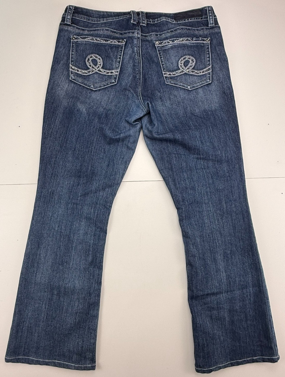 SEVEN 7 PREMIUM DENIUM JEANS SLIM BOOT FIT BLUE SZ 12